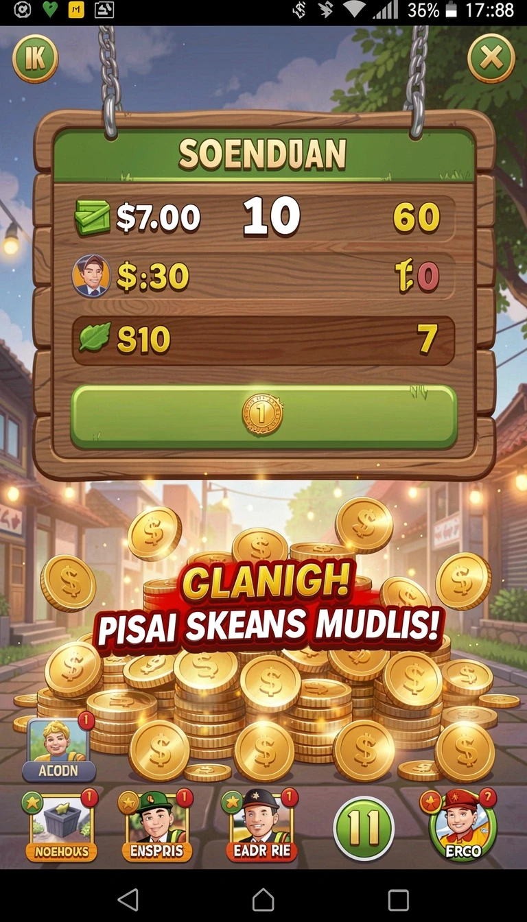 Tampilan utama aplikasi cv777 App APK Terbaru yang intuitif dan efisien.