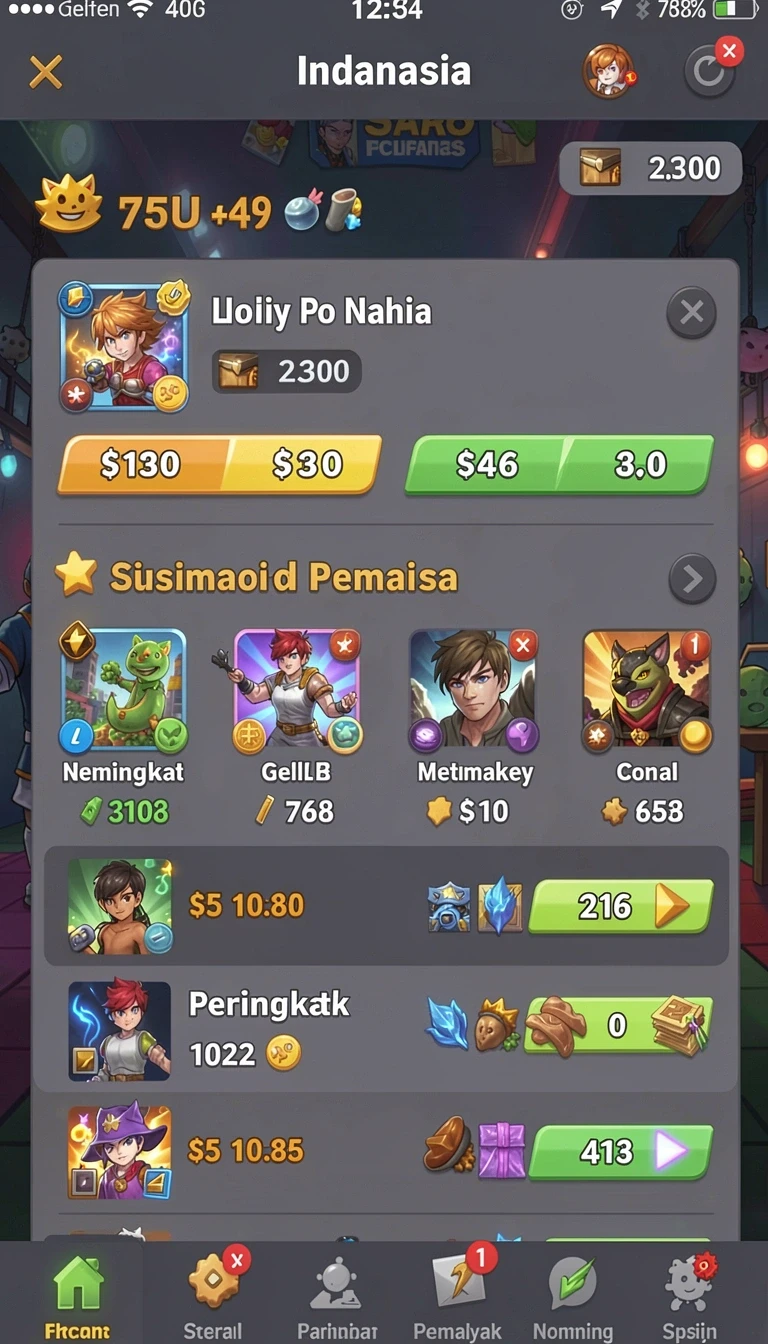 Tampilan utama aplikasi Review Aplikasi idnraja yang intuitif dan efisien.