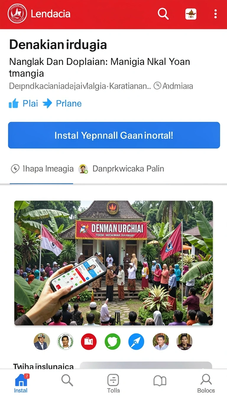 Tampilan utama aplikasi Review Aplikasi rajabuaya89 Versi Terbaru yang intuitif dan efisien.