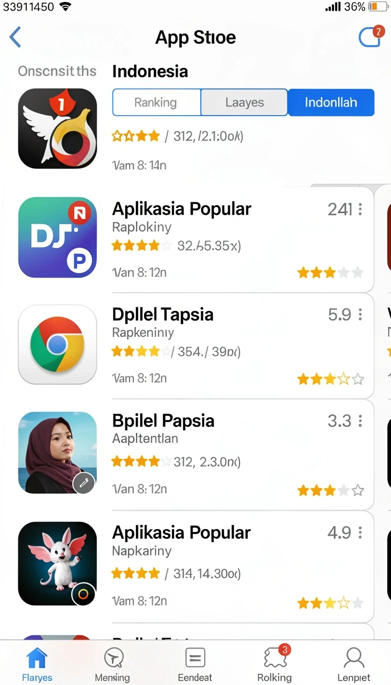Tampilan utama aplikasi Review Aplikasi hiwin777 yang intuitif dan efisien.