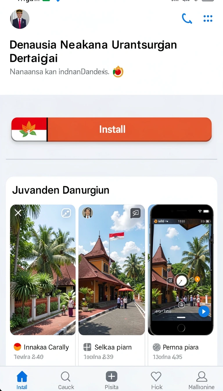 Tampilan utama aplikasi Review Aplikasi fbrp88 yang intuitif dan efisien.