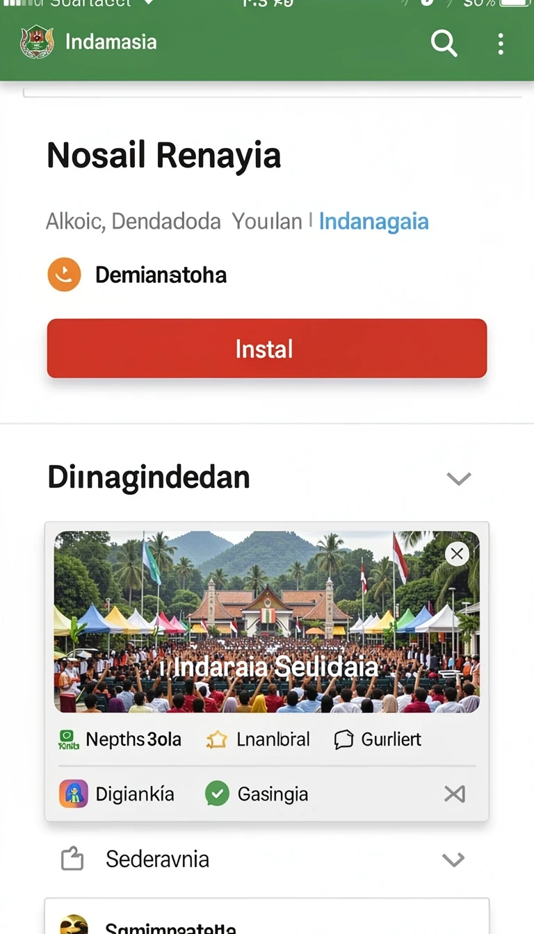Tampilan utama aplikasi Review Aplikasi d200m yang intuitif dan efisien.